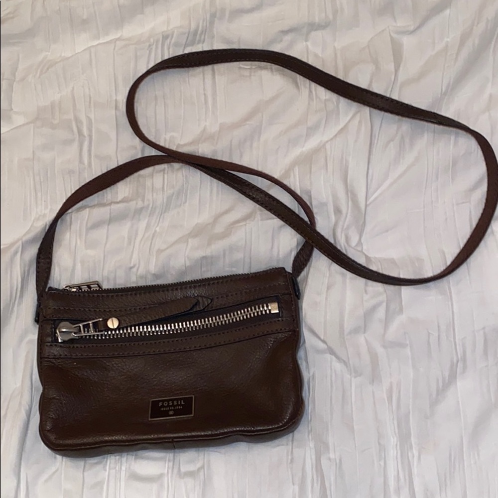 fossil side purse